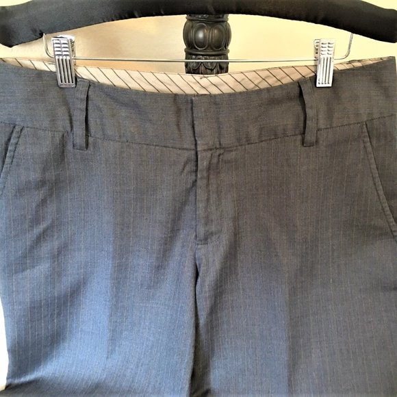 Merona Pinstriped Cuffed Womens Pants - Picture 2 of 8